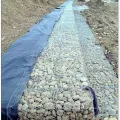 Caja de jaula de piedra Gabion, caja de gabion de PVC